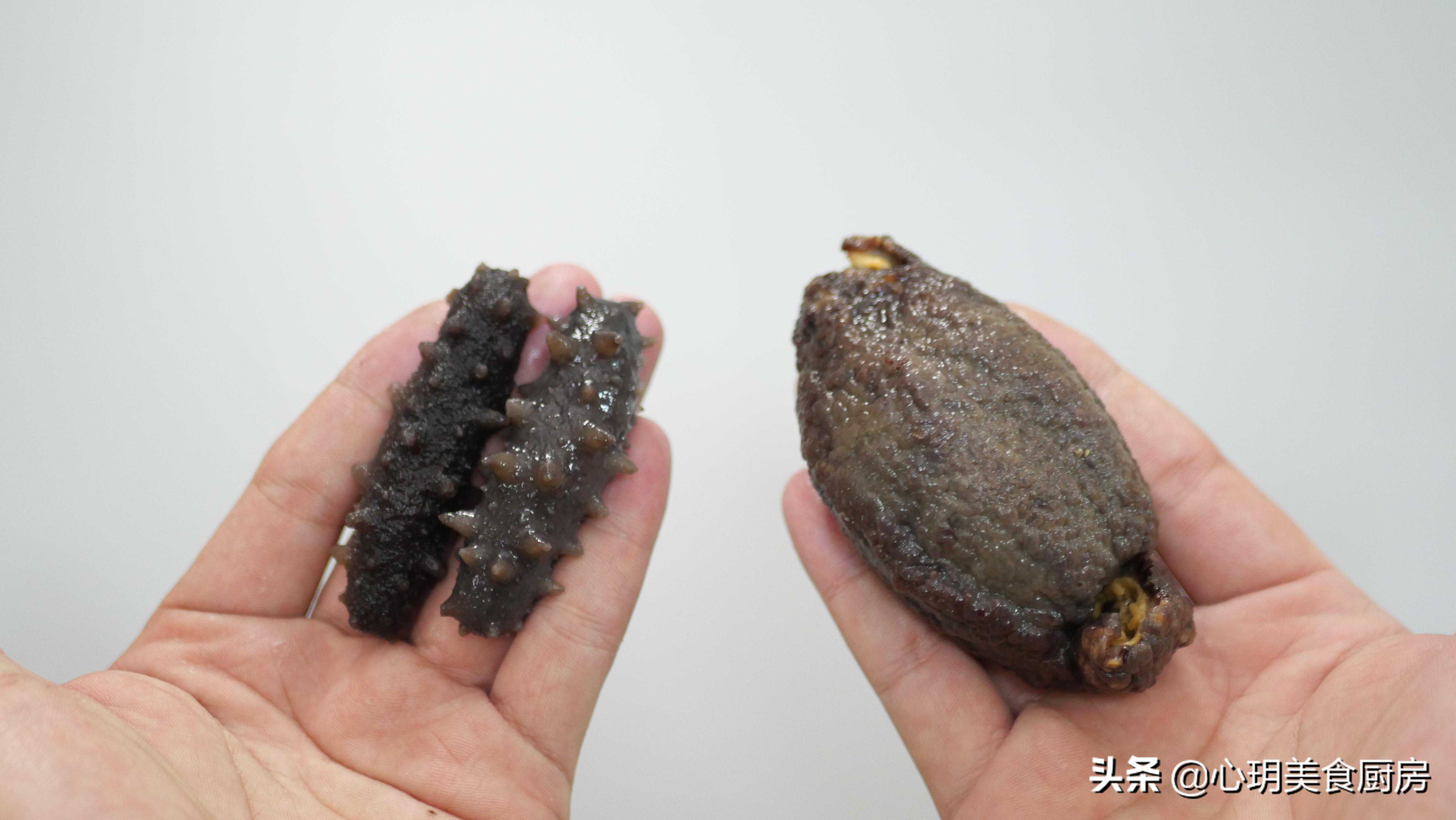 泡发海参时，别再只用清水，海边人教正确做法，6小时泡发5倍大