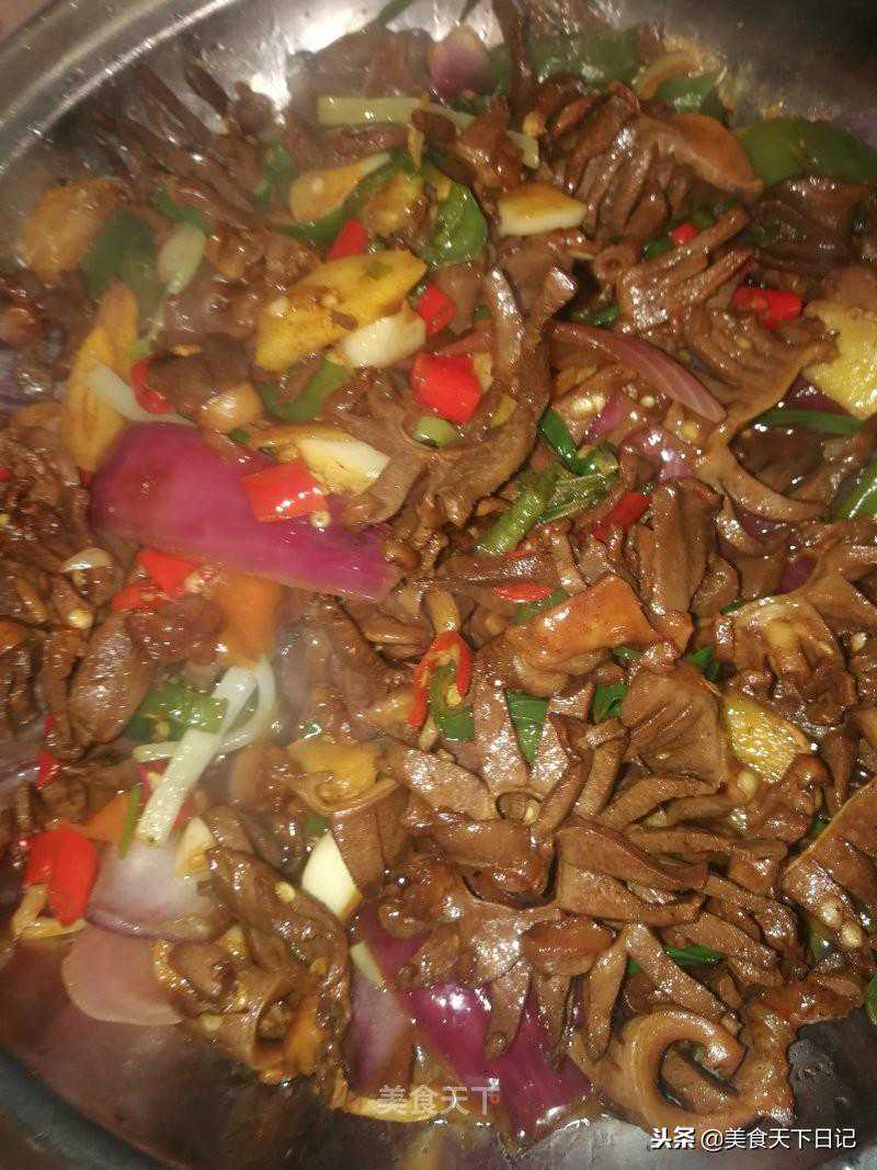 干锅鹅肾超级美味制作方法，要变成大厨必须菜肴之一