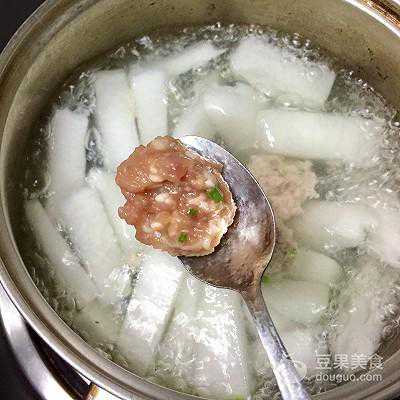 冬瓜丸子汤的做法